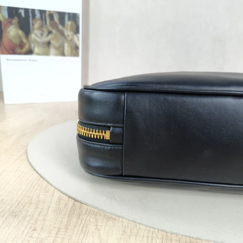 Miumiu Top Handle Bag Beau Black Calfskin Medium30 × 8.5 × 17 cm — detail view 12 of 12