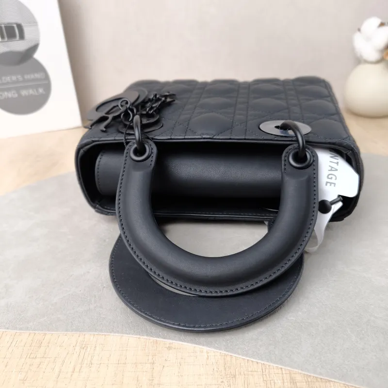 DIOR Top Handle Bag Lady Lady Dior Bag SL ambskin Small 20 × 8 × 18 cm — detail view 9 of 13