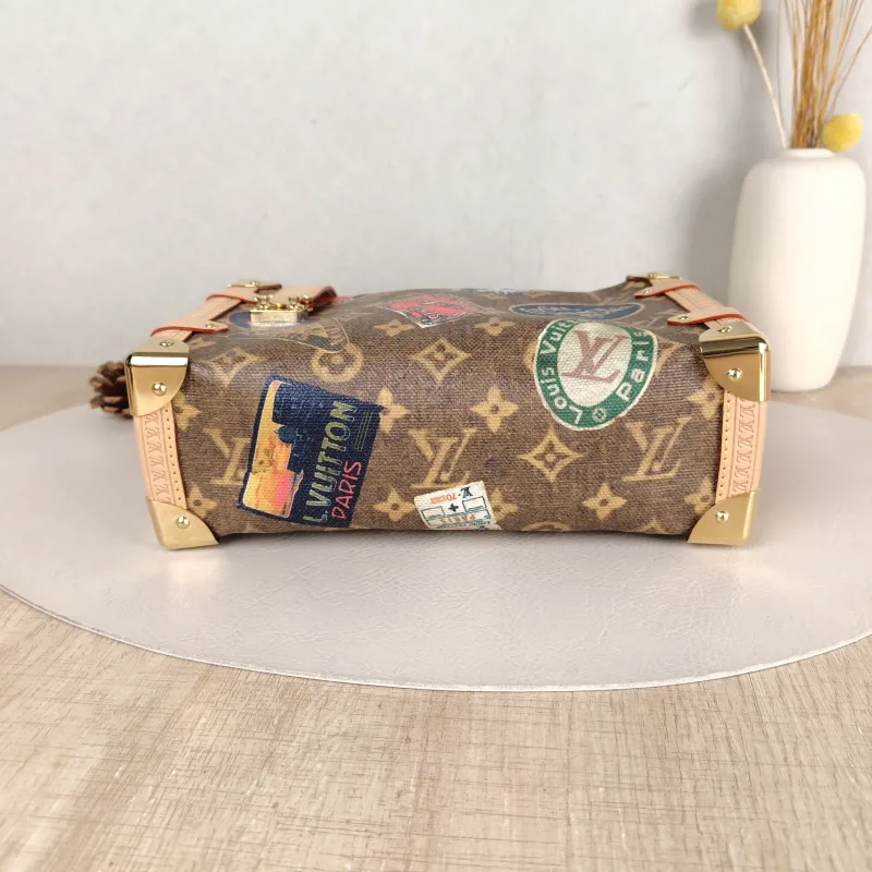 Louis Vuitton Crossbody Bag Side Trunk Box Edition Brown PVC Medium 23.5 × 8.5 × 16 cm — cover view 3 of 6