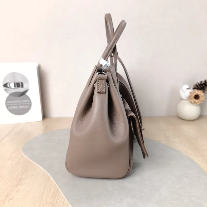 BALENCIAGA Top Handle Bag Bel air Calfskin Small 30 × 12 × 20.5 cm — detail view 12 of 13