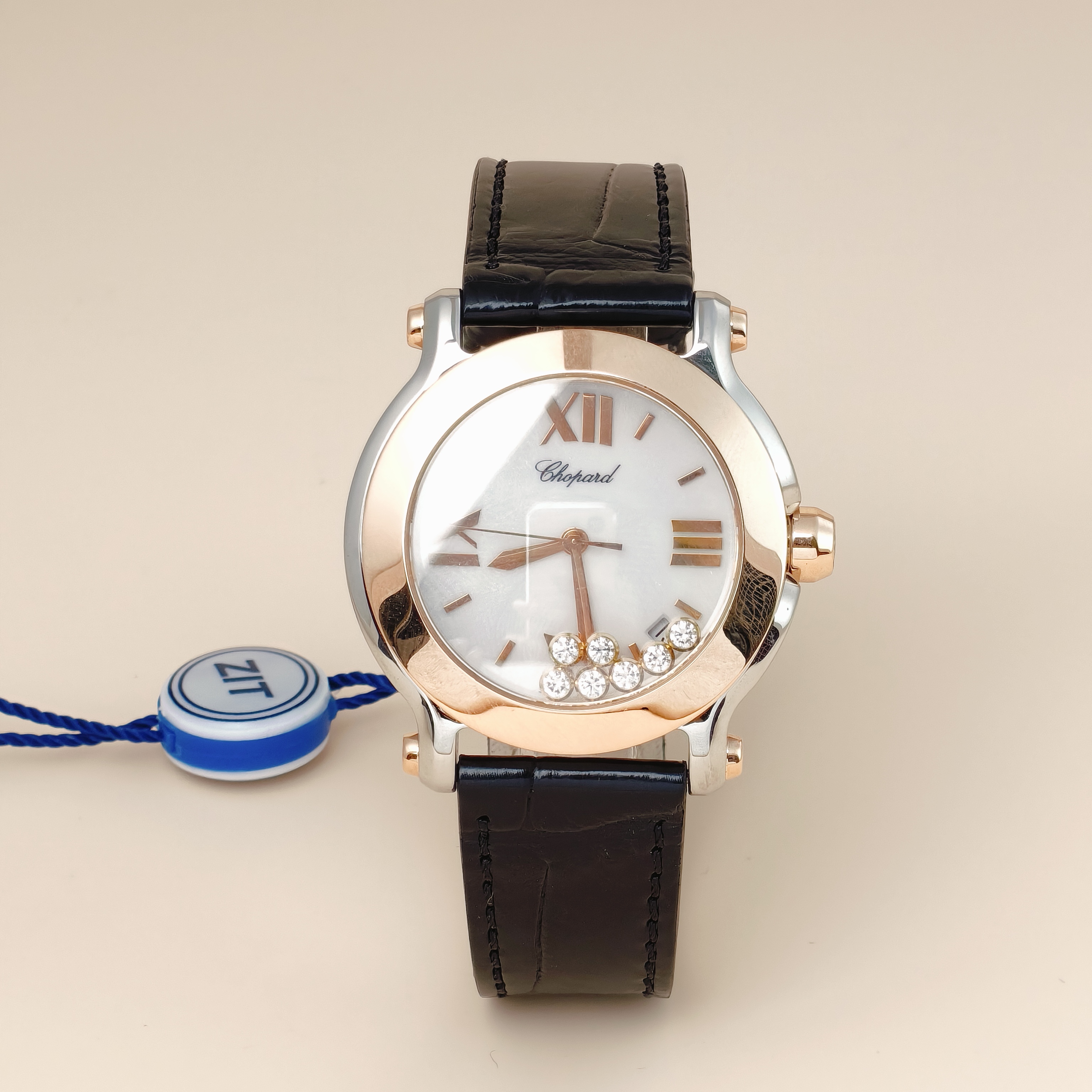 CHOPARD Watch Watch White18KR ose Gold One Size36mm