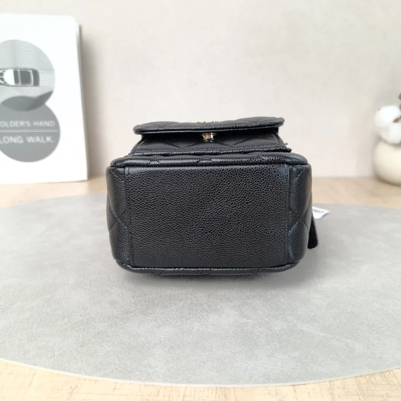 Chanel Backpack mini Backpack Collection Black Calfskin One Size13 × 9 × 18 cm — cover view 5 of 5
