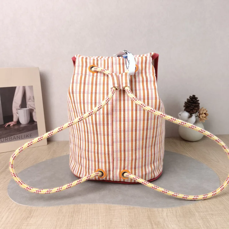 Hermès Backpack Backpack Canvas One Size 23 × 15 × 34 cm — cover view 3 of 5