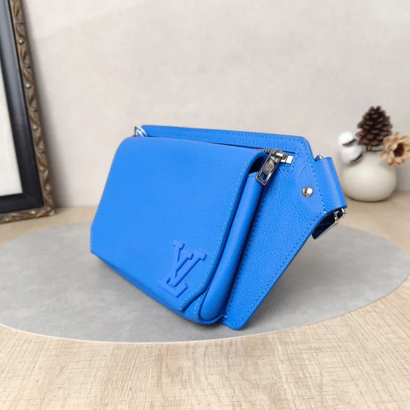 Louis Vuitton Belt Bag Takeoff Sling Belt Bag Blue Calfskin One Size30 × 3 × 16 cm — cover view 2 of 5