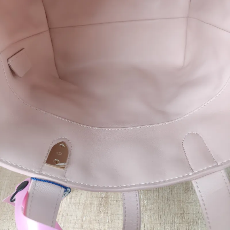 DIOR Top Handle Bag TOUJOURS Edition Pink Calfskin Small 18.5 × 12 × 18.5 cm — detail view 4 of 13