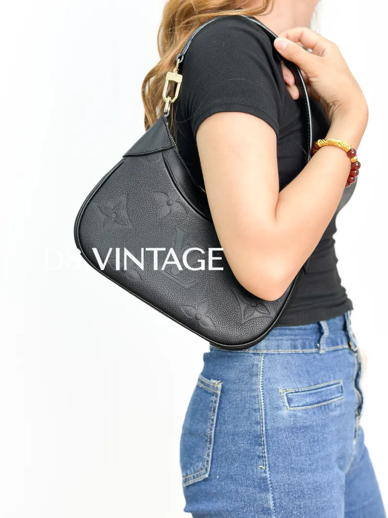 Louis Vuitton Shoulder Bag Bagatelle Black Empreinte Embossed Calfskin Small24 × 7 × 18 cm — on-model view 3 of 3