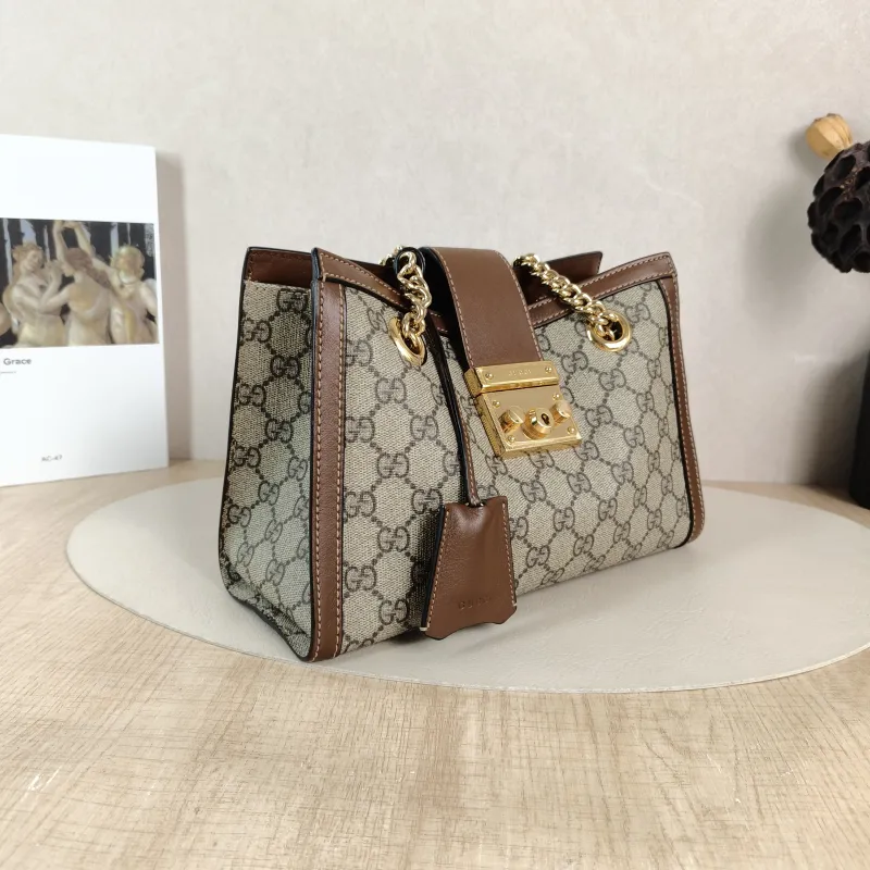 GUCCI Shoulder Bag Padlock Small 26.5 × 4.5 × 13.5 cm — cover view 2 of 6