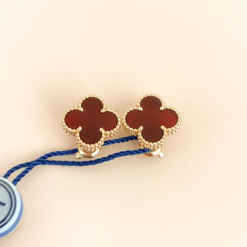 Van Cleef & Arpels Jewelry VANCLEEFARPELS · Alhambra Alhambra Collection Earrings 18KY ellow Gold Vintage Small