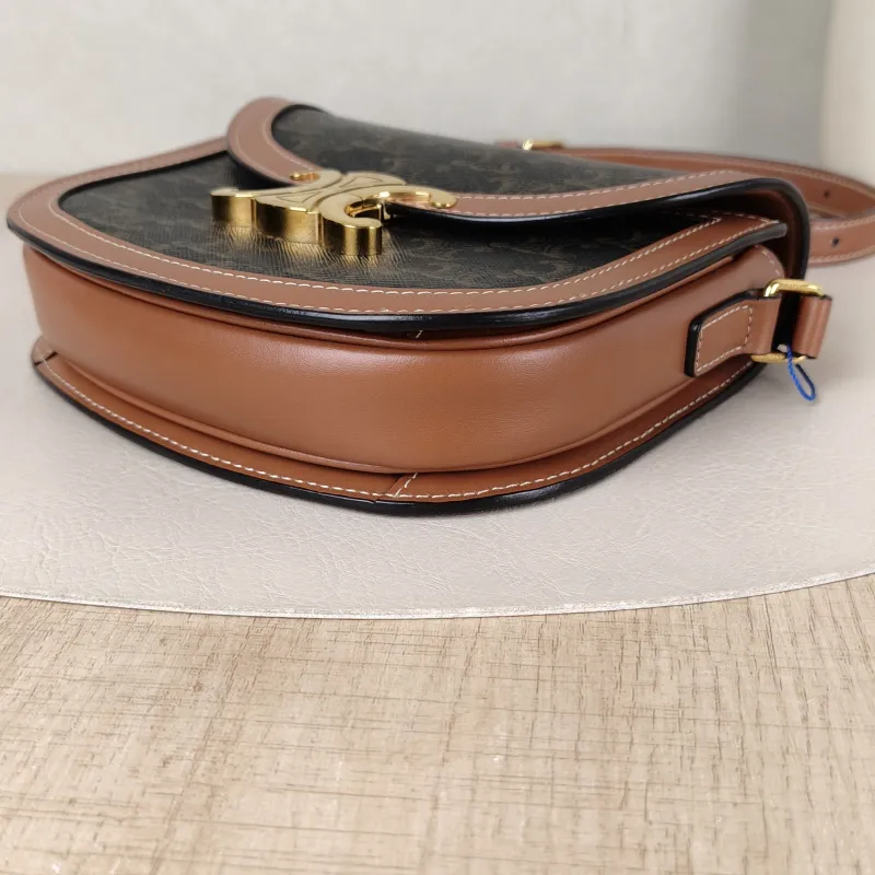 CELINE Crossbody Bag TEEN BESACE TRIOMPHE Monogram PVC Small18.5 × 6 × 16 cm — detail view 6 of 12