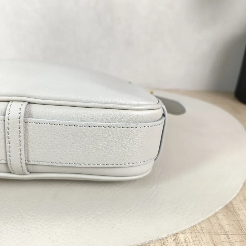 CELINE Shoulder Bag Romy Hobo Shoulder Bag White CC alfskin Small 20 × 5.5 × 15 cm — detail view 10 of 12