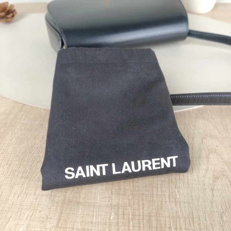 SAINT LAURENT Shoulder Bag VOLTAIRE Black Calfskin Mini 21 × 4.5 × 11 cm — detail view 2 of 13