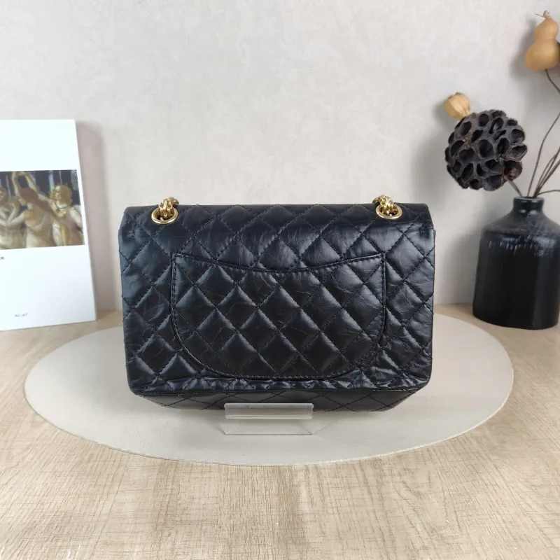 Chanel Crossbody Bag 2.55 Edition Black Calfskin Small 24 × 7.5 × 16 cm 24 — cover view 2 of 6