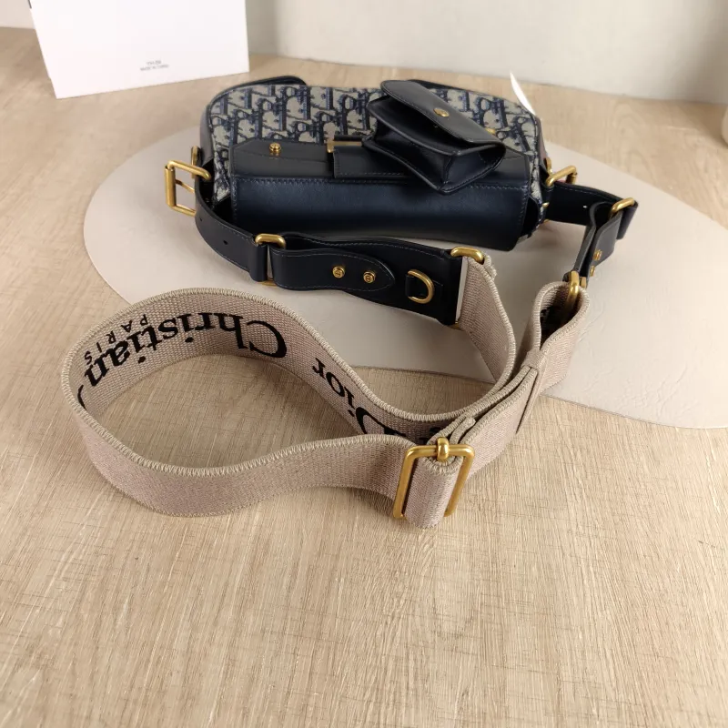 DIOR Crossbody Bag Streetchic Crossbody Bag Blue Canvas Small 24 × 5 × 12.5 cm — detail view 8 of 10
