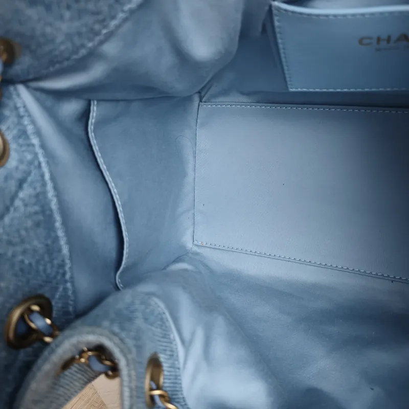 Chanel Shoulder Bag 25Bag Blue Small 26 × 14 × 30 cm — detail view 3 of 11