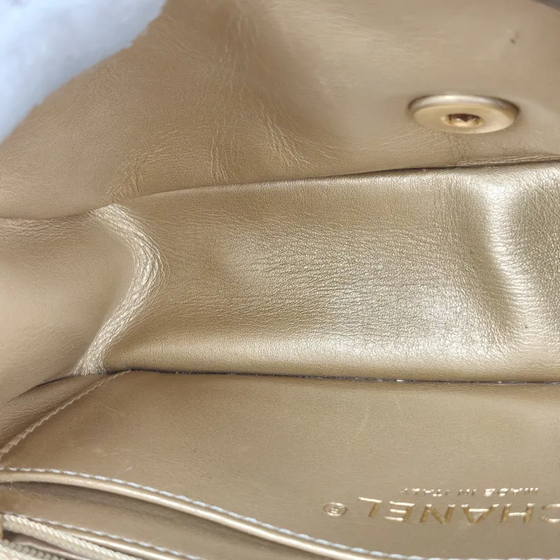 Chanel Crossbody Bag Classic Flap Large Mini CF Mini Black SL ambskin mini 20 × 6 × 12 cm — detail view 8 of 16