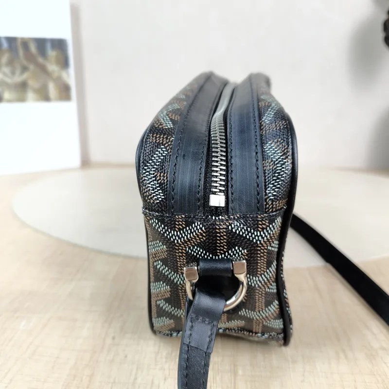 GOYARD Crossbody Bag Black PVC Small 22 × 6.5 × 13 cm — detail view 4 of 12