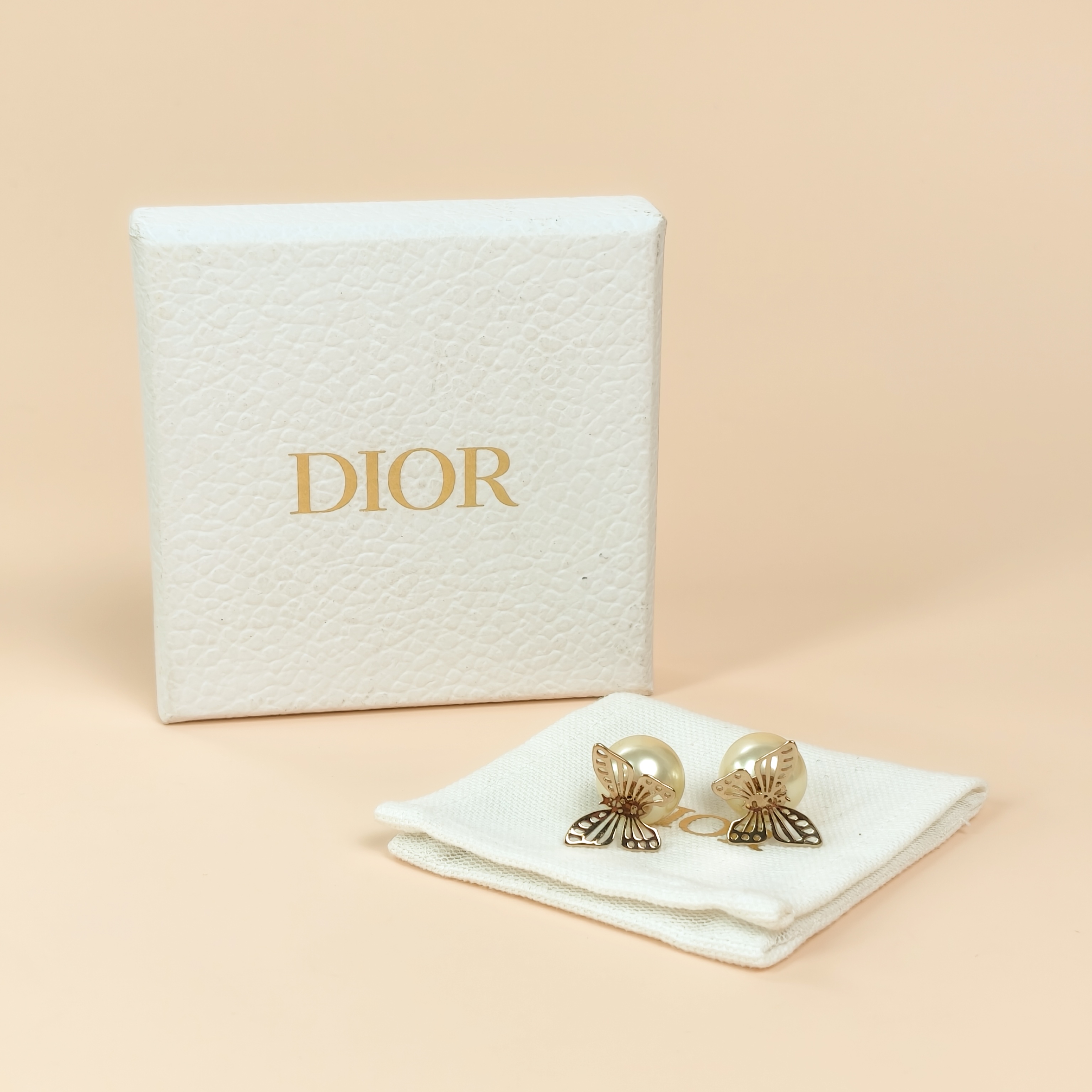 DIOR Earrings Pearl Earrings Gold One Size — cover view 4 of 6