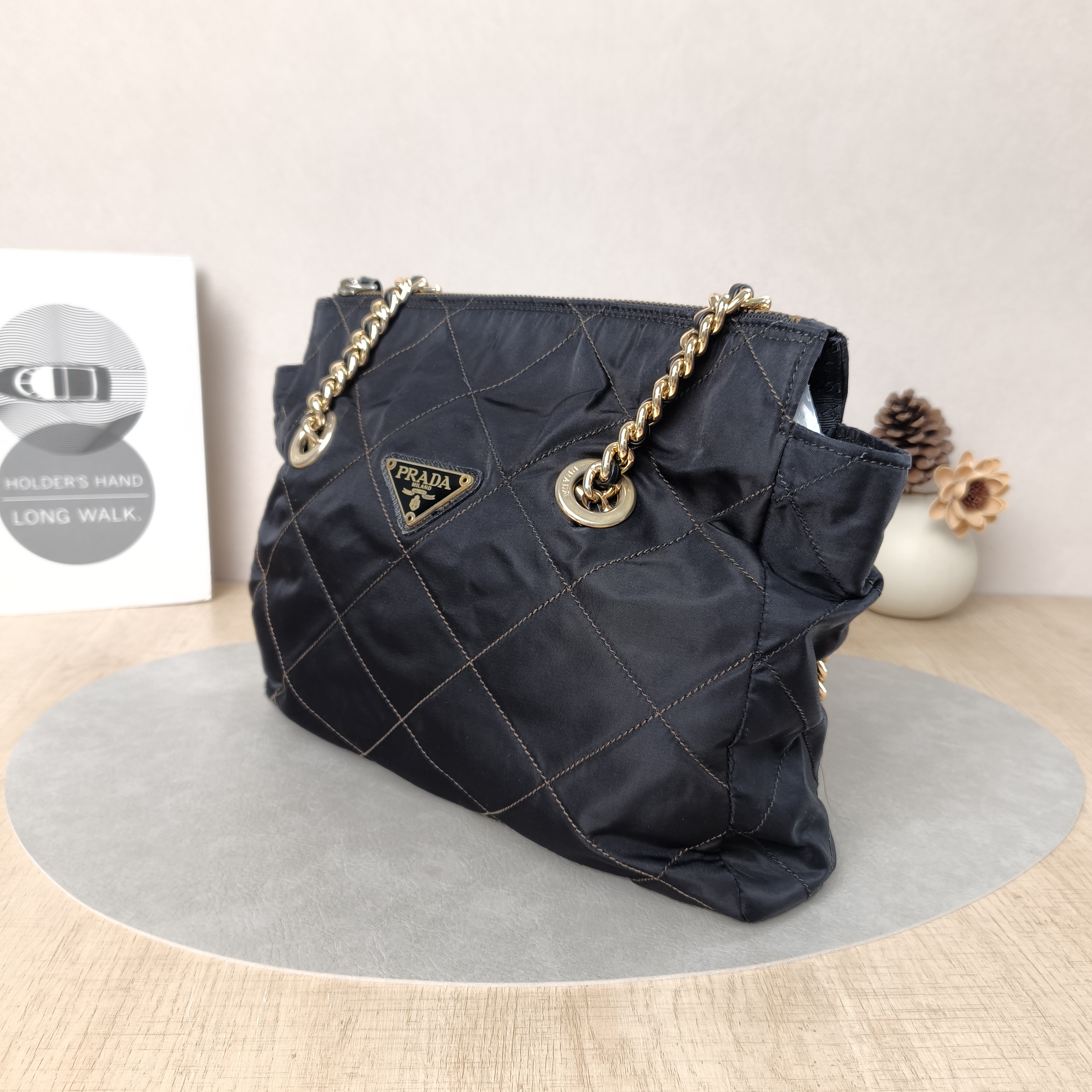 PRADA Shoulder Bag Re-Edition Black Nylon One Size27 × 5 × 23 cm — cover view 5 of 5