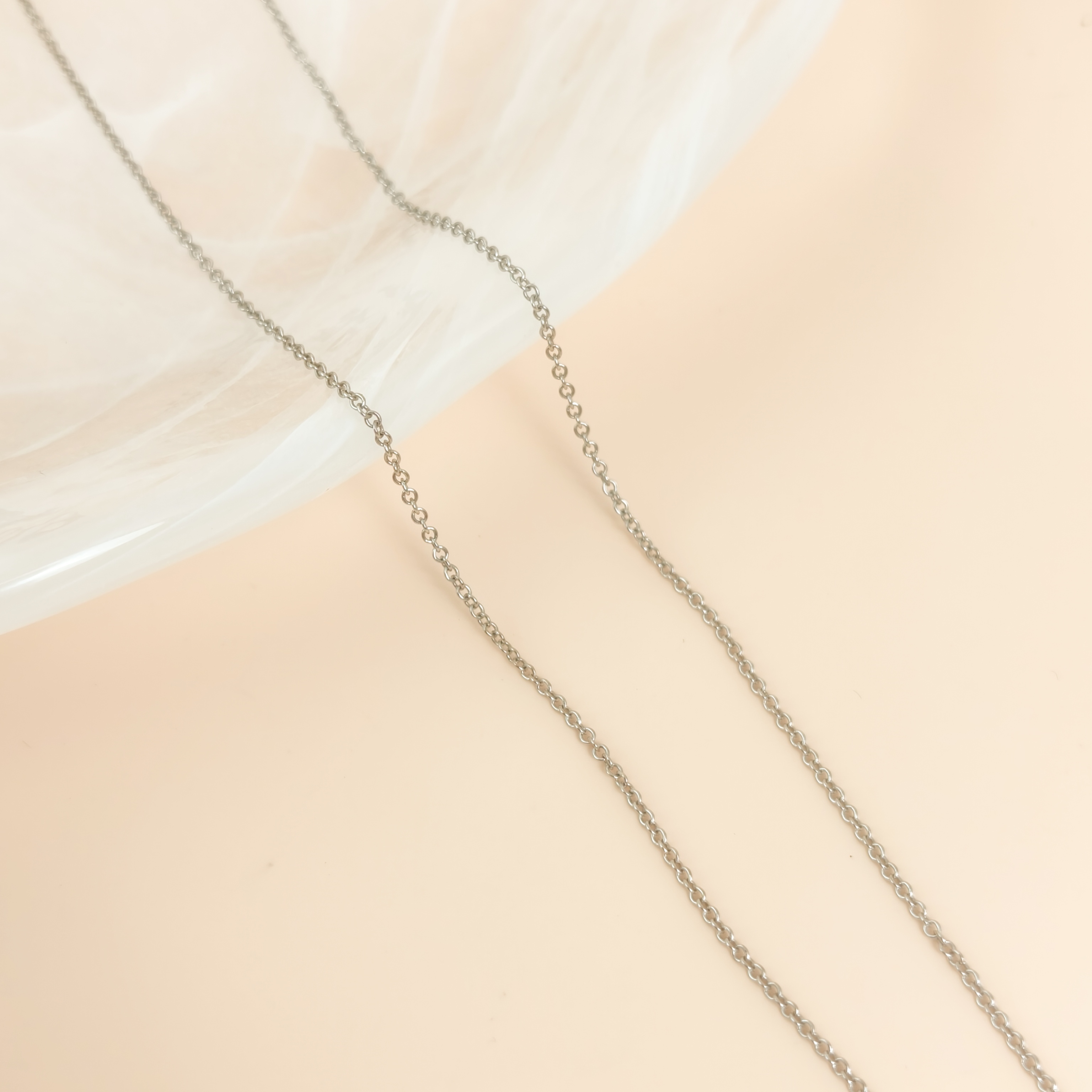 Tiffany&Co. Necklace Atlas White Gold 18KW hite Gold Diamond One Size41.5cm โ cover view 3 of 9