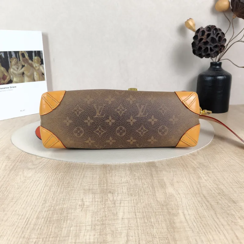 Louis Vuitton Crossbody Bag Steamer Messenger Bag Brown PVC One Size30 × 10 × 20 cm — cover view 3 of 5