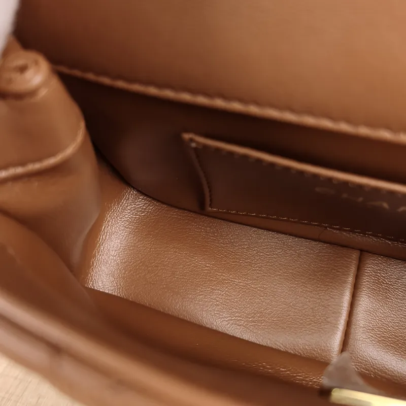 Chanel Crossbody Bag CF Mini Brown Lambskinmini17 × 6 × 12 cm — detail view 10 of 13