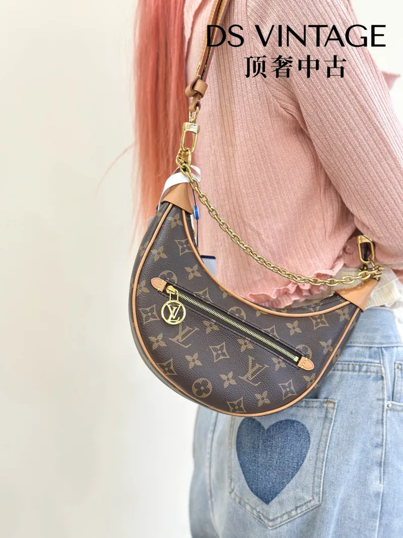 Louis Vuitton Crossbody Bag Loop Monogram PVC Small23 × 6 × 13 cm — on-model view 2 of 3