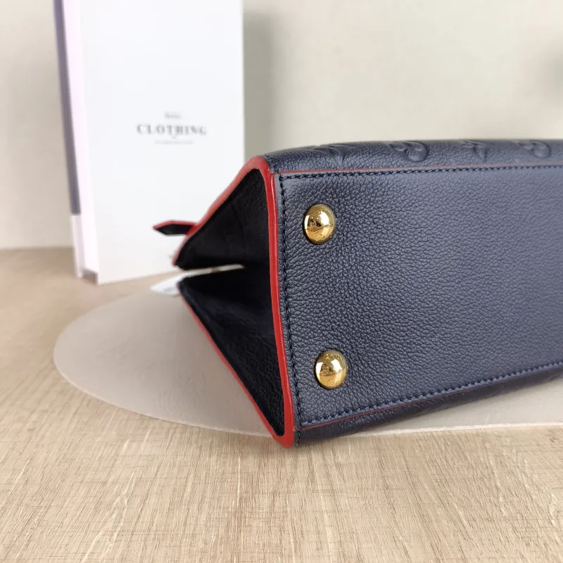 Louis Vuitton Top Handle Bag Pont Neuf Top Handle Bag Blue Calfskin 30 × 11 × 24.5 cm — detail view 6 of 12