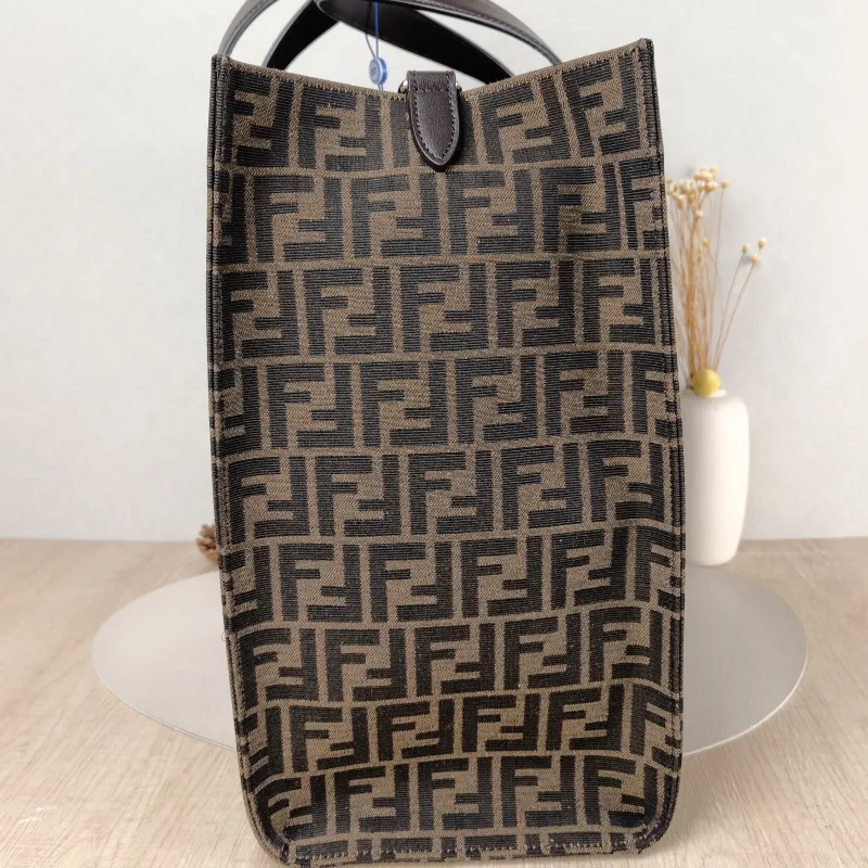 FENDI Top Handle Bag Tote Bag Top Handle Bag Monogram Canvas One Size 40 × 19 × 35 cm — detail view 2 of 11