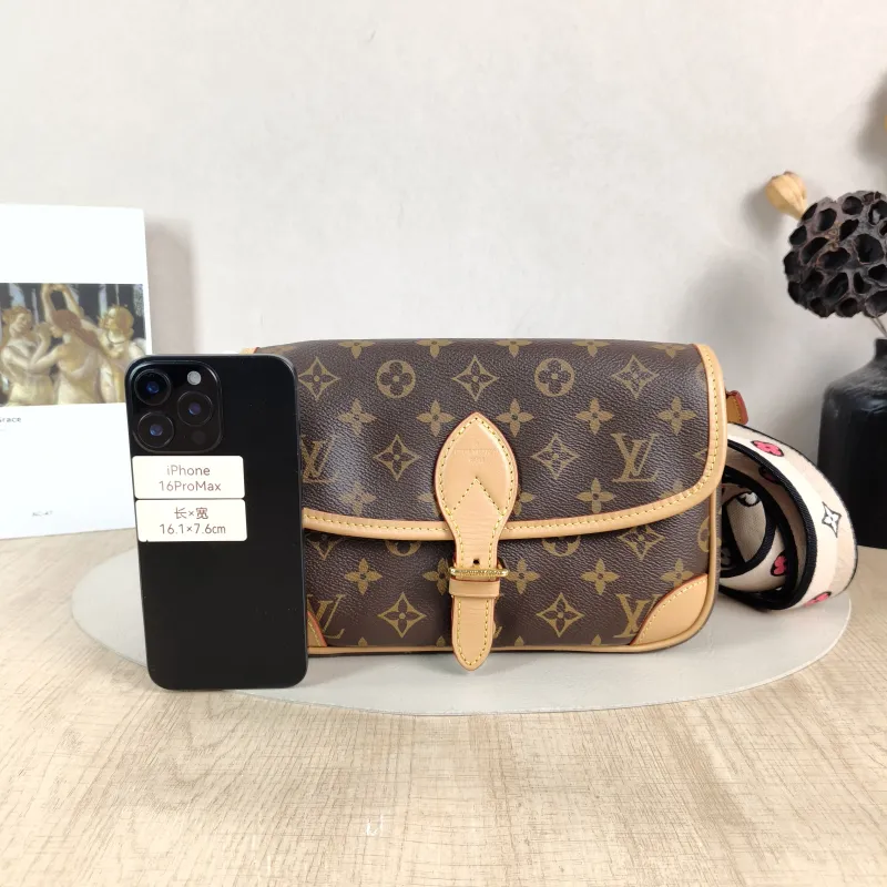 Louis Vuitton Crossbody Bag Diane Baguette Bag Shoulder Strap PVC Small 24 × 9 × 15 cm — cover view 6 of 6