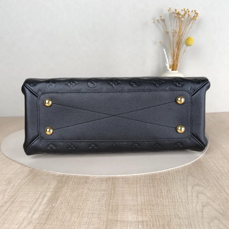 Louis Vuitton Top Handle Bag VOSGES Top Handle Crossbody Bag Black Calfskin One Size 35 × 13 × 22 cm — cover view 2 of 5