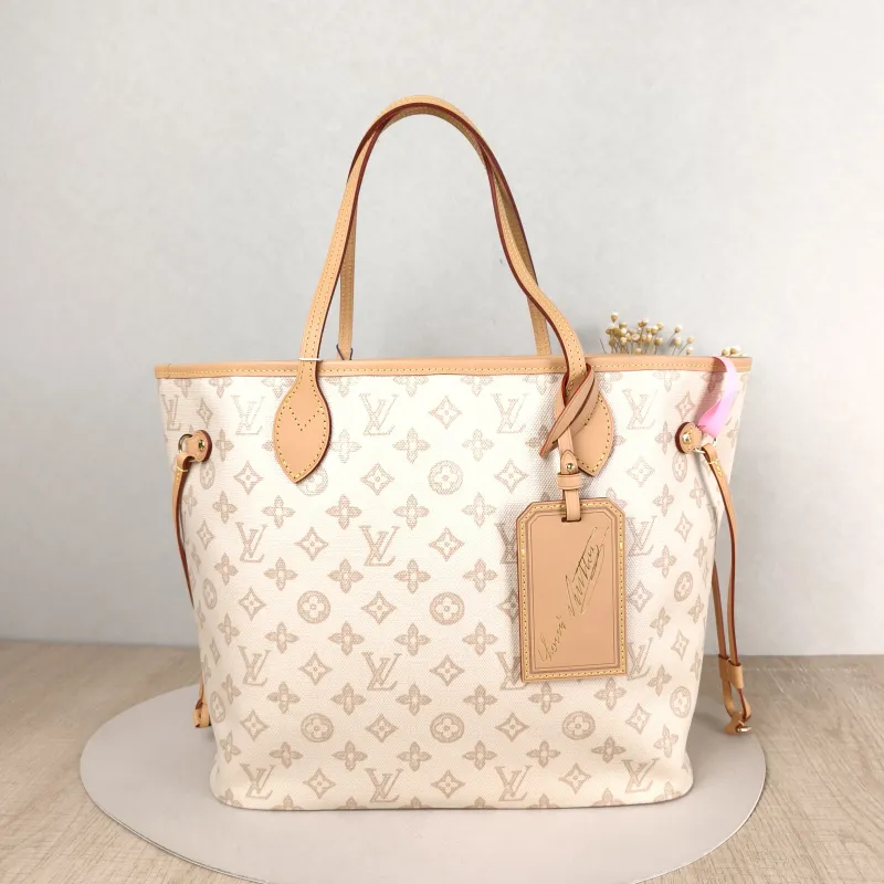 Louis Vuitton Shoulder Bag Neverfull PVC Medium 31 × 14 × 28 cm