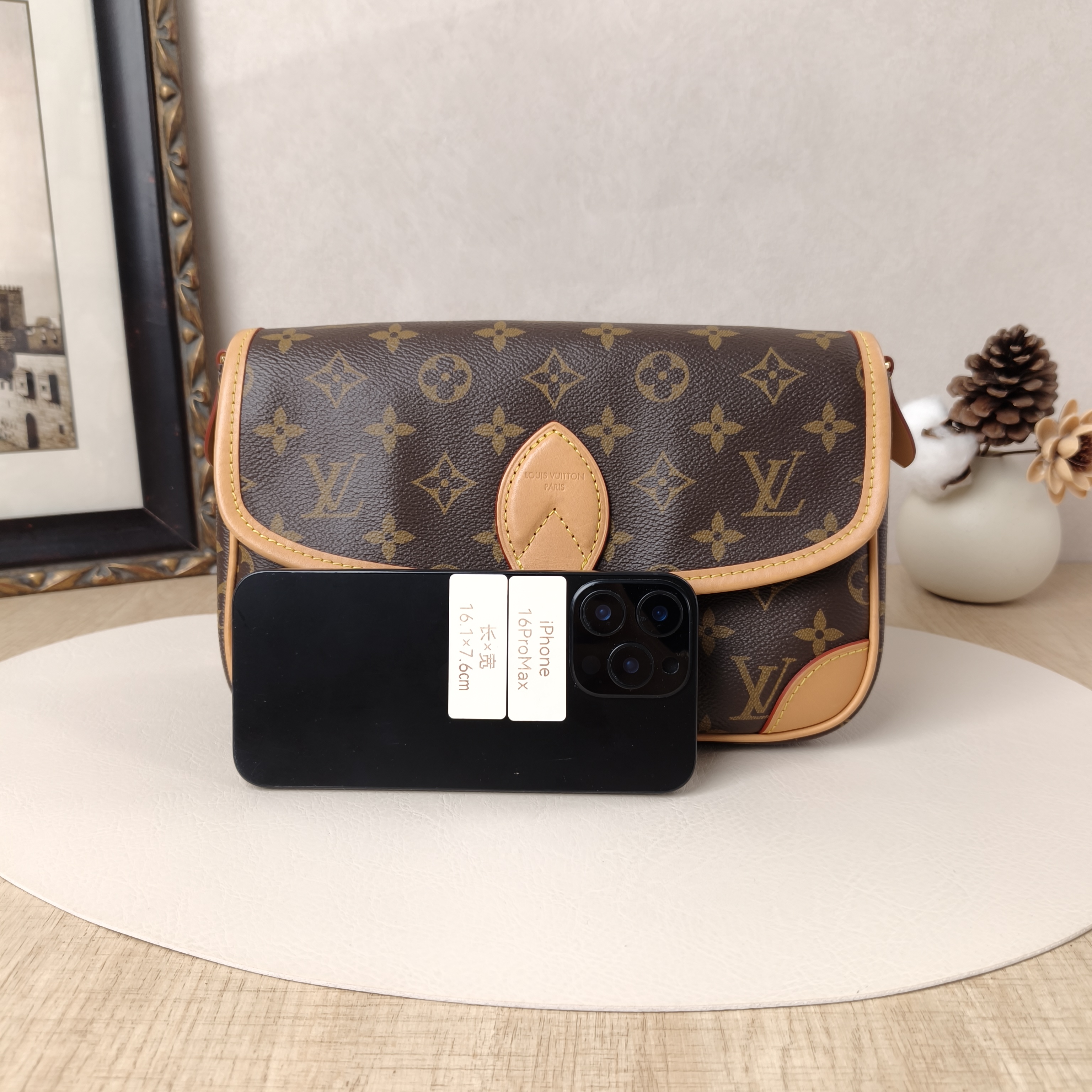 Louis Vuitton Crossbody Bag Diane Baguette Bag Shoulder Strap PVC Small24 × 9 × 15 cm — cover view 5 of 10
