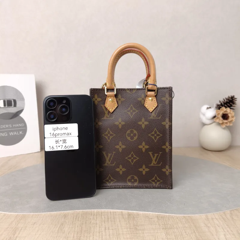 Louis Vuitton Crossbody Bag PETIT SAC PLAT Mini Monogram PVC Mini 14 × 5 × 17 cm — cover view 2 of 5