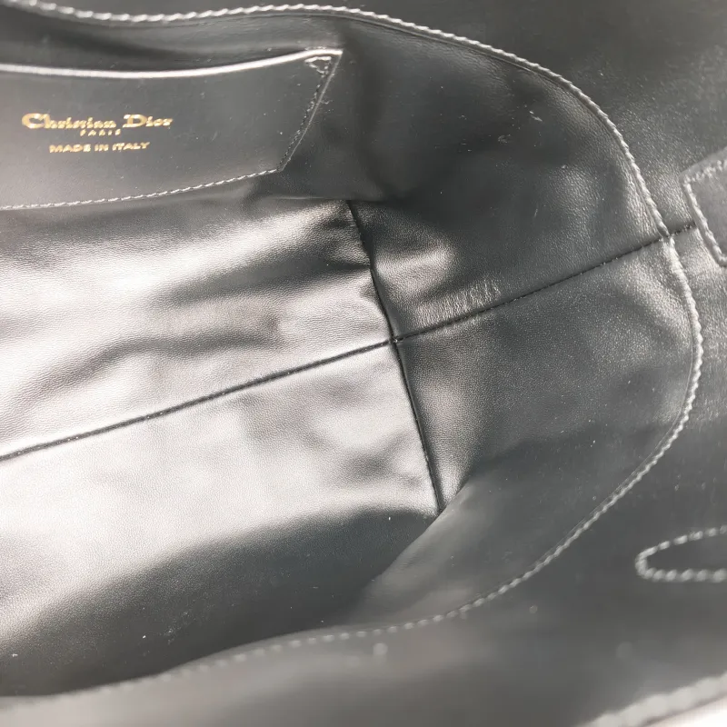 DIOR Shoulder Bag TOUJOURS Edition Black Calfskin Small 18.5 × 12 × 18.5 cm — detail view 7 of 10