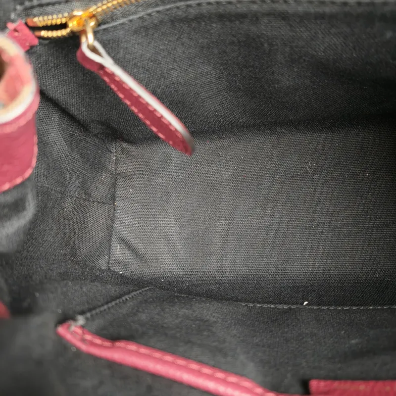 BURBERRY Crossbody Bag Crossbody Bag Red Canvas One Size27 × 9 × 21 cm — detail view 5 of 12