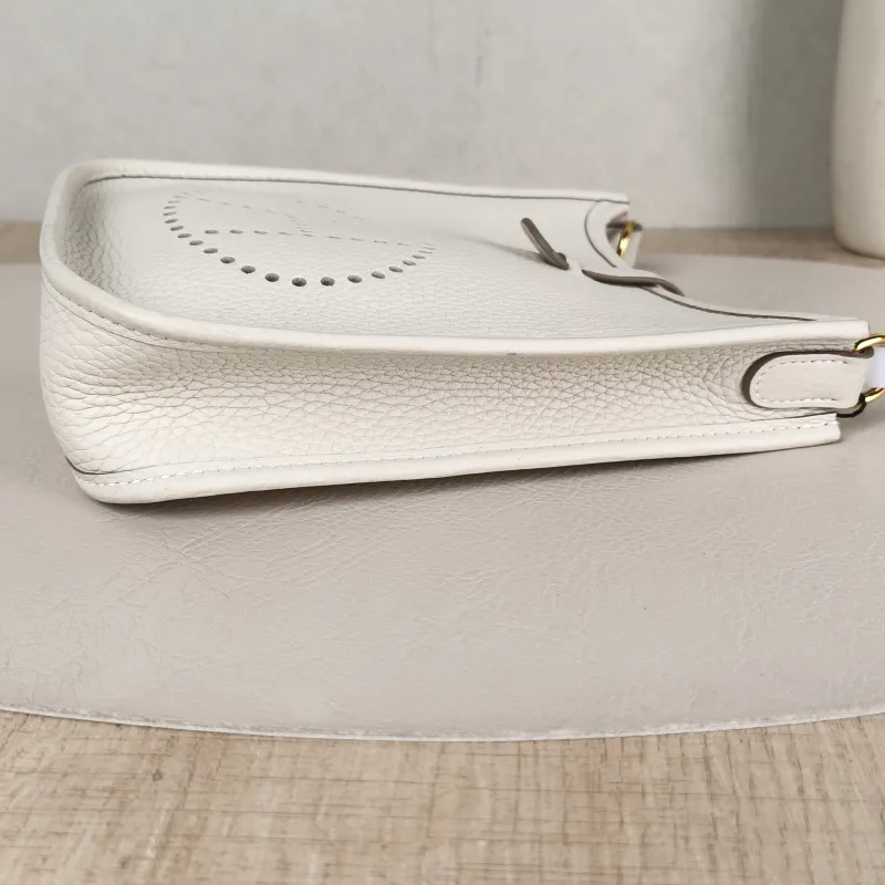 Hermès Crossbody Bag Evelyne Mini 16 Mini 16 10Craie TC Calfskin Mini 17 × 5.5 × 18 cm G — detail view 9 of 9