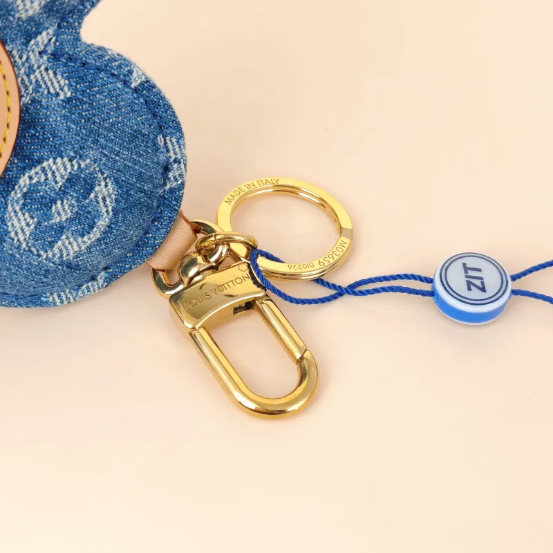 Louis Vuitton Key Ring Vivienne Key Ring Blue One Size — cover view 3 of 7