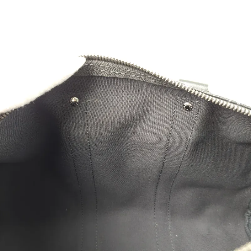 Louis Vuitton Crossbody Bag Keepall 35 Black PVC One Size 35 × 16 × 21 cm — detail view 3 of 12