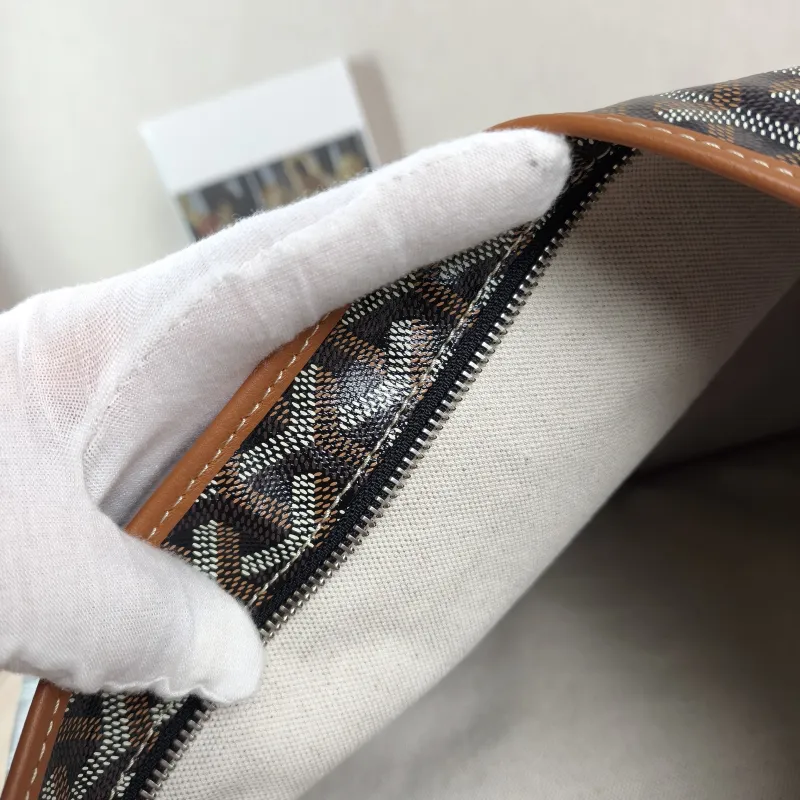 GOYARD Shoulder Bag Boheme Hobo​ Brown ine Canvas Small 43 × 14 × 27 cm — detail view 2 of 12