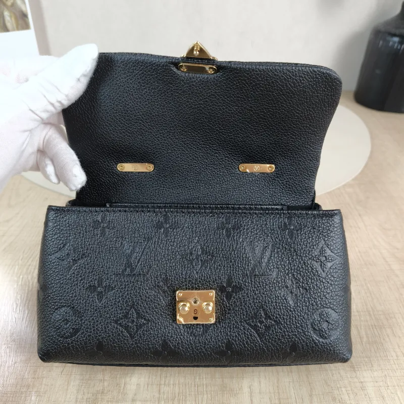 Louis Vuitton Crossbody Bag MADELEINE Black Monogram Empreinte Embossed Calfskin nano 21 × 6 × 12.5 cm — detail view 5 of 12