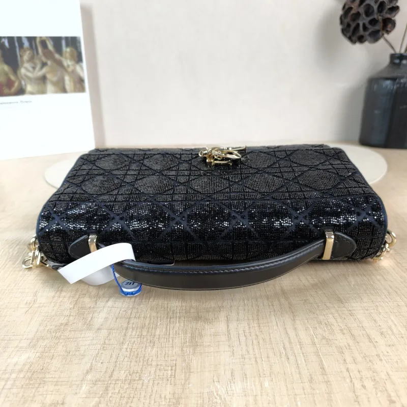 DIOR Shoulder Bag My Chain Bag Black 24 × 6.5 × 15 cm — detail view 13 of 13