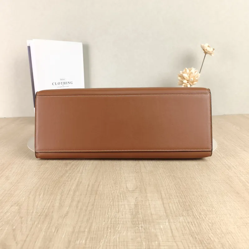 CELINE Shoulder Bag Cabas 16 Tote Bag Caramel Calfskin Large 37 × 14 × 26 cm — cover view 4 of 5