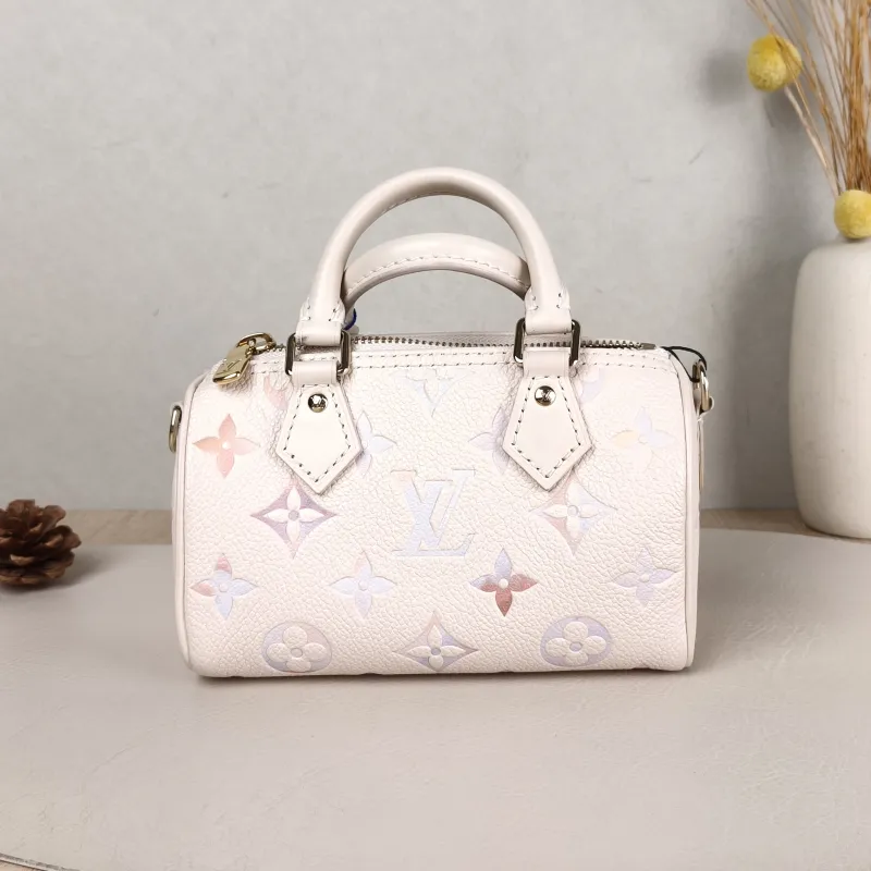 Louis Vuitton Crossbody Bag Speedy Nano Monogram Empreinte Embossed Calfskin nano 16 × 7.5 × 10 cm — cover view 3 of 6