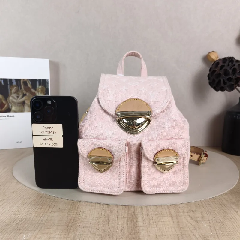 Louis Vuitton Backpack Venice Backpack Pink One Size 24 × 7 × 26 cm — cover view 5 of 6