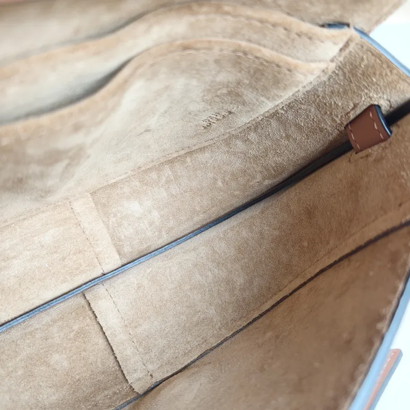 LOEWE Crossbody Bag Gate Dual Caramel Calfskin Mini 21 × 9.5 × 12.5 cm — detail view 12 of 12