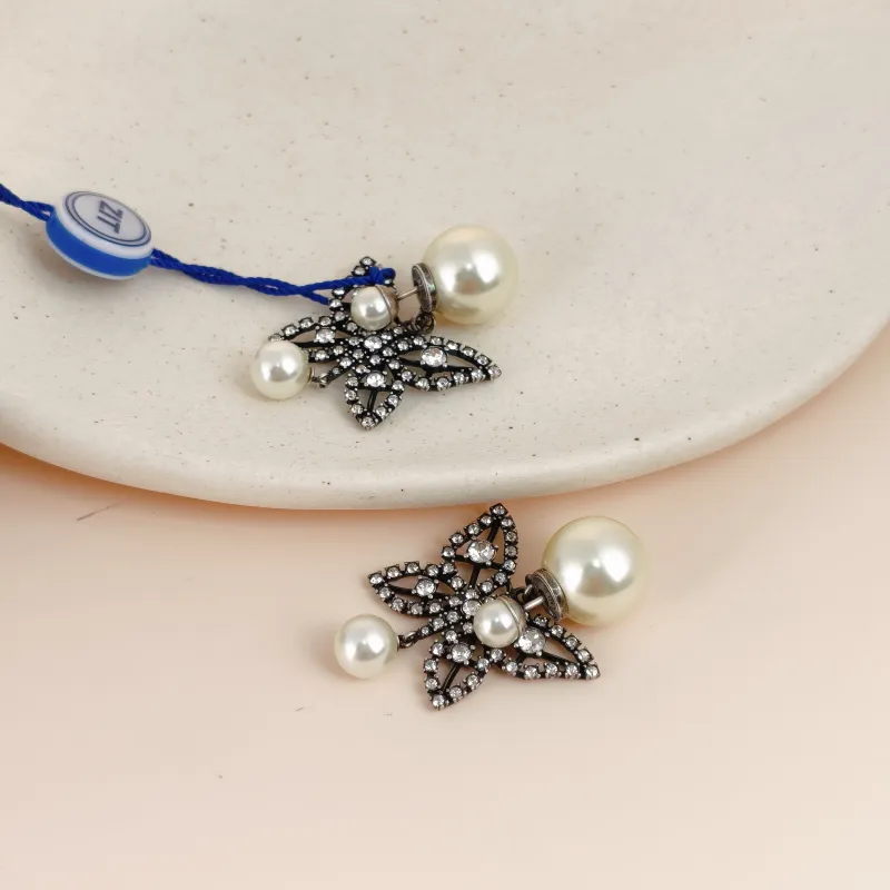 DIOR Jewelry · Earrings Black Pearl One Size — cover view 4 of 6