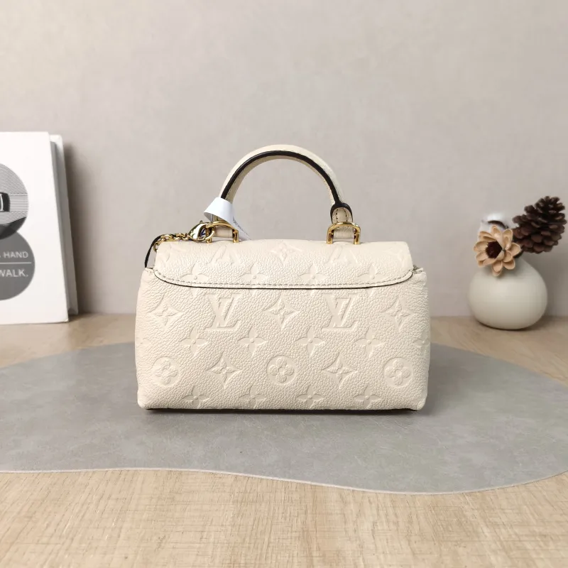 Louis Vuitton Crossbody Bag MADELEINE White Empreinte Embossed Calfskin nano 21 × 6 × 12.5 cm — cover view 6 of 6