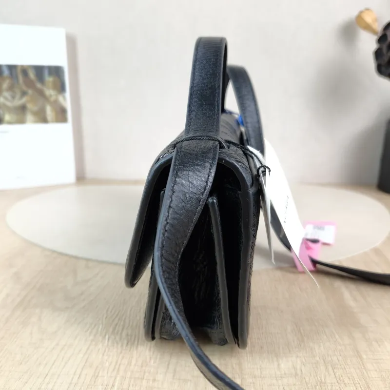 BALENCIAGA Shoulder Bag GOSSIP Black CC alfskin Small 23.5 × 10.5 × 12.5 cm — detail view 7 of 12