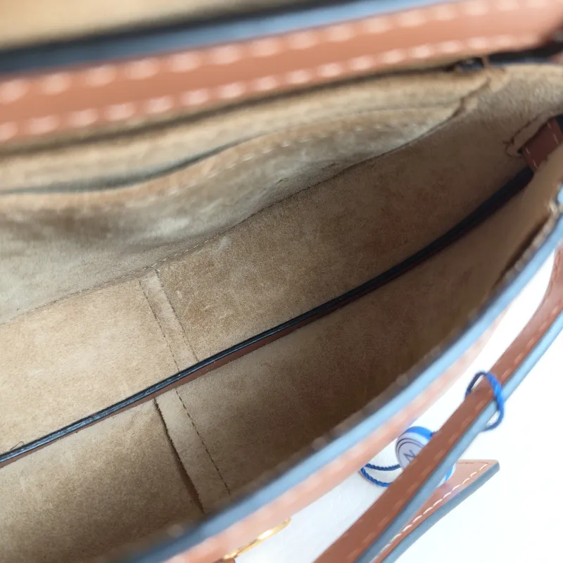 LOEWE Crossbody Bag Gate Caramel Calfskin Mini 15 × 8 × 12.5 cm — detail view 9 of 11