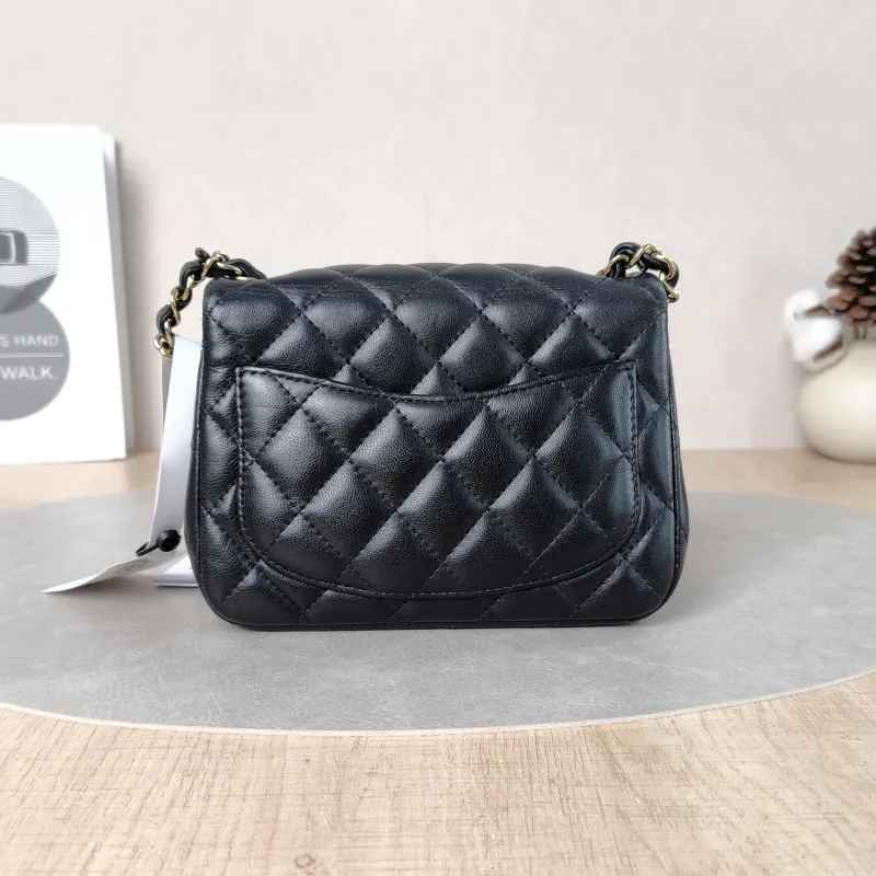 Chanel Crossbody Bag Classic Flap Mini CF Mini Black SL ambskinmini17 × 8 × 13.5 cm — cover view 5 of 5
